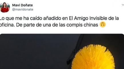 Captura de pantalla de Twitter. 