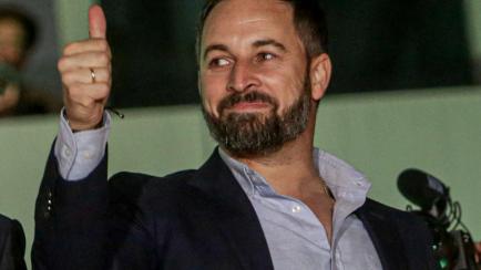 Santiago Abascal, the president of Vox, said a recent ECJ ruling was a humilation for Spain. - Europa Press