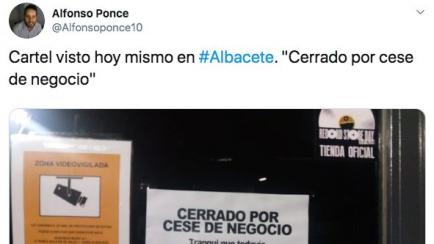 Cartel de Albacete.