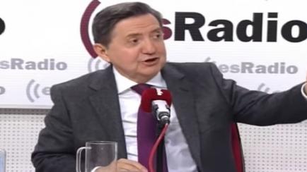 Jiménez Losantos en su programa de este martes. 