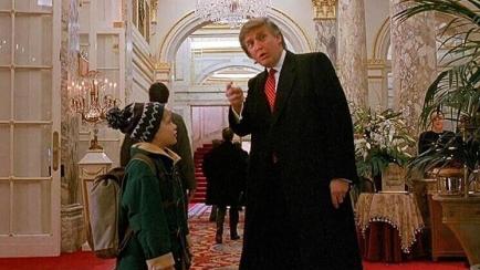 Donald Trump y Macaulay Culkin en 'Solo en casa 2'.