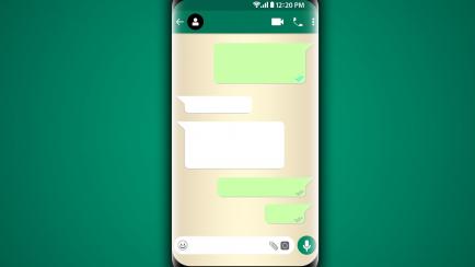 Un móvil con WhatsApp.