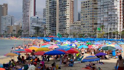 Playa del Levante en Benidorm.