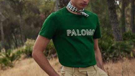 Camiseta de la colección de Palomo Spain para Correos.