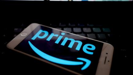 Imagen de archivo del logo de Amazon Prime en un móvil.