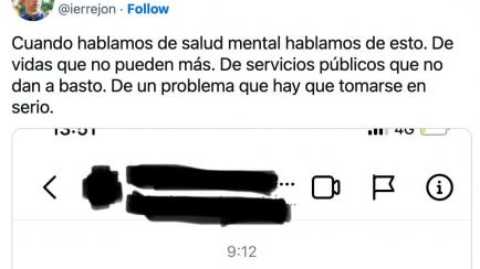 Captura de un tuit de Íñigo Errejón.