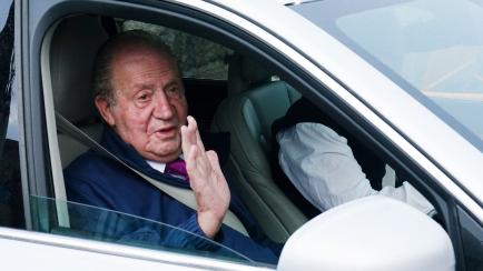 Juan Carlos I en Sanxenxo, el pasado 22 de mayo.