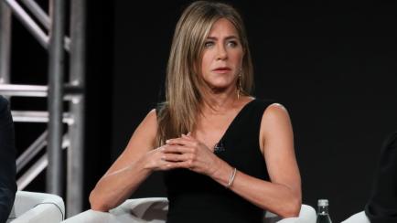 PASADENA, CALIFORNIA - JANUARY 19: Jennifer Aniston of "The Morning Show" speaks onstage during the Apple TV+ segment of the 2020 Winter TCA Tour at The Langham Huntington, Pasadena on January 19, 2020 in Pasadena, California. (Photo by David Li...