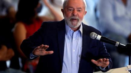 El expresidente brasileño Lula da Silva este miércoles, en Sao Bernardo do Campo (Brasil).