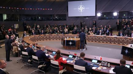 La reunión de ministros de Defensa de la OTAN.