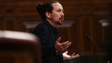 Pablo Iglesias, en el Congreso, el pasado 17 de febrero.