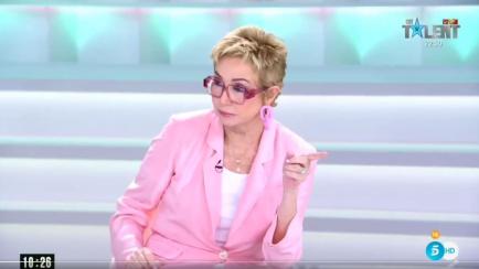 Ana Rosa Quintana, en su programa de Telecinco.