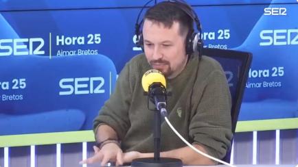 Pablo Iglesias en 'El Ágora' de la Cadena SER.