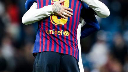 Sergio Ramos y Piqué en un Madrid-Barcelona (Photo by David S. Bustamante/Soccrates/Getty Images)