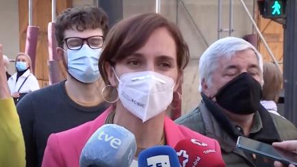 Mónica García, candidata de Más Madrid a las elecciones madrileñas del 4 de mayo.