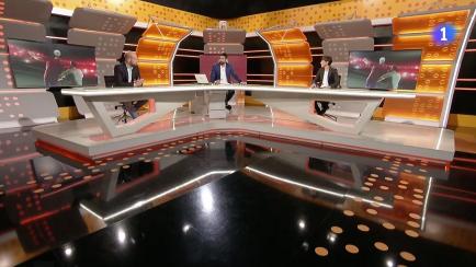 Programa de TVE al descanso del Georgia-España.