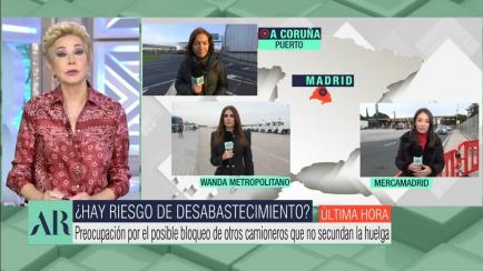 Ana Rosa Quintana, en un momento de su programa de Telecinco.