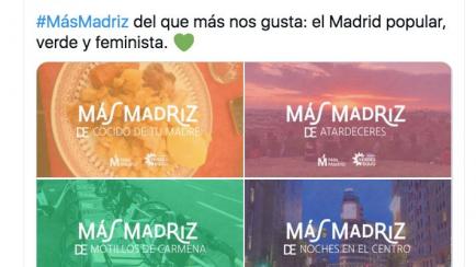 Tuit de Más Madrid.