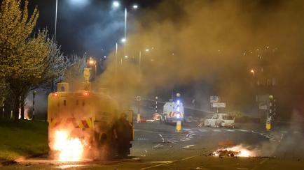 Protestas en Irlanda del Norte