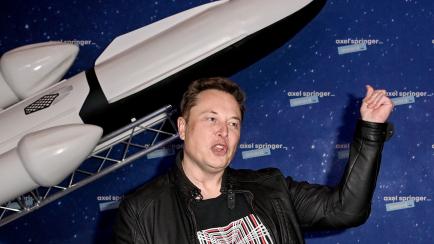 Elon Musk, durante un acto en Berlín