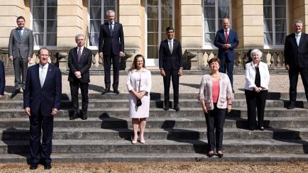 Reunión del G-7 en Londres.