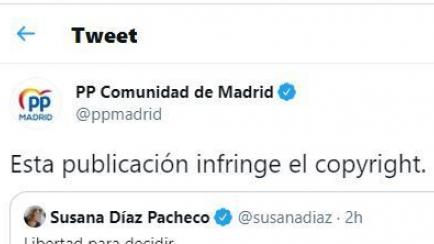 El polémico tuit del PP.
