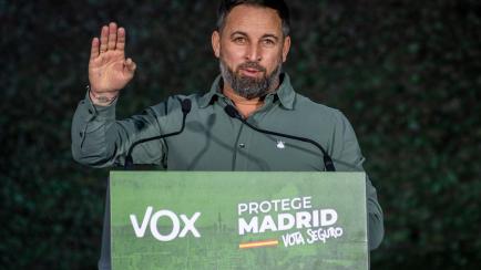 Santiago Abascal, líder del partido de ultraderecha Vox.