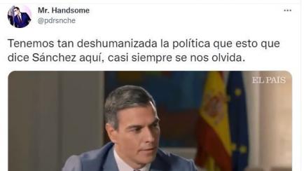 El momento más viral de Pedro Sánchez.