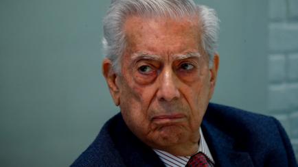 Mario Vargas Llosa en la presentación del libro 'Sin complejos' el 21 de mayo de 2021en Madrid.