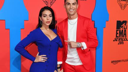 Georgina Rodríguez y Cristiano Ronaldo, en 2019