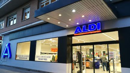 Supermercado de Aldi en Madrid.