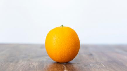 Una naranja, como tantas otras.