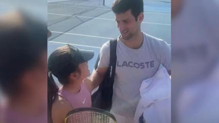 Imágenes de Novak Djokovic el 2 de enero en Marbella que circulan por redes sociales.