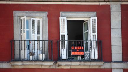 Un apartamento de alquiler en Madrid, en una foto de archivo.