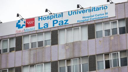 Fachada del Hospital Universitario La Paz de Madrid.