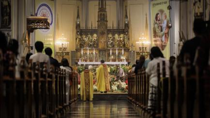 Ceremonia católica.