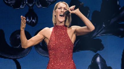 Céline Dion en uno de sus conciertos en Canadá como parte de su gira 'Courage' en 2019.