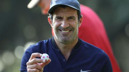 Figo, en una imagen en Cádiz.