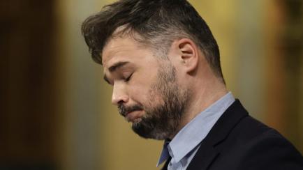 Gabriel Rufián, en el Congreso.