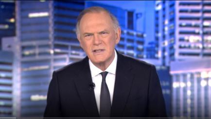Pedro Piqueras, en 'Informativos Telecinco'.