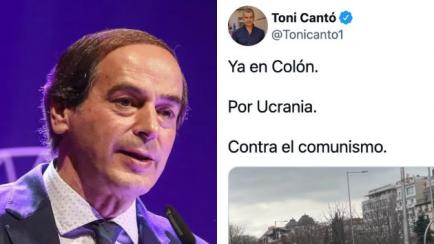 Isaías Lafuente y el tuit de Toni Cantó.