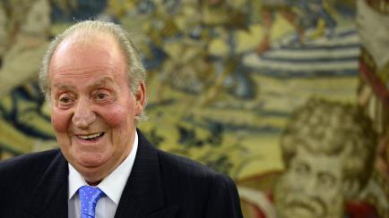 Juan Carlos I, tan feliz en palacio... hace unos años