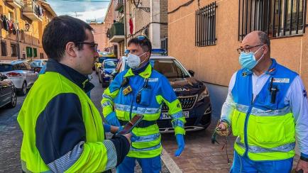 Personal de emergencias de Madrid.