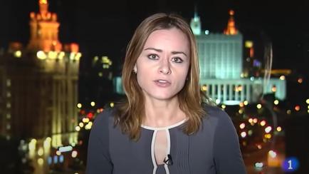 Érika Reija, corresponsal de TVE en Moscú.