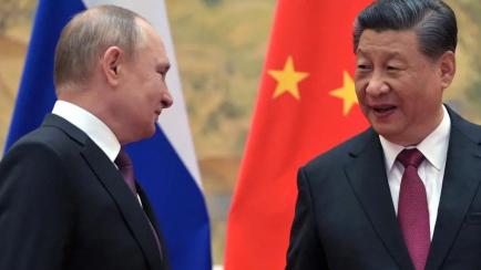 Imagen de archivo de Putin y  Xi Jinping