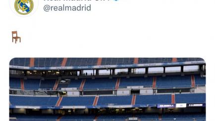 Captura del tuit del Real Madrid.