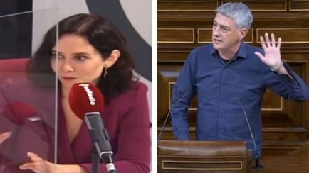 Isabel Díaz Ayuso y Oskar Matute.