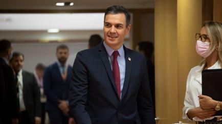 Pedro Sánchez, sonriente tras el acuerdo en el Consejo Europeo