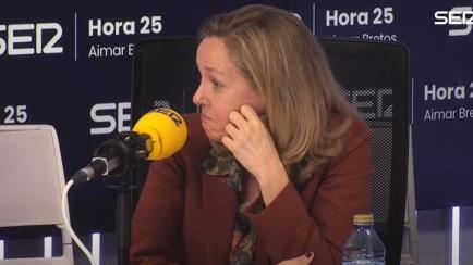 Nadia Calviño, ministra de Economía, en la SER.