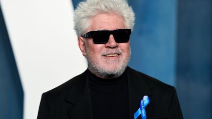 El director Pedro Almodóvar, en la fiesta Vanity Fair tras los Oscar.